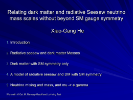 Relating dark matter and radiative Seesaw neutrino mass scales