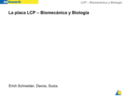 LCP – Biomecánica y Biología