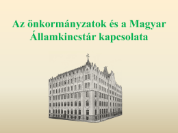 Az önkormányzatok és a Magyar Államkincstár kapcsolata