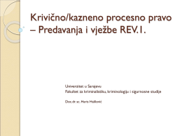 Pregled historijskog razvoja krivicnog procesnog prava_REV.1