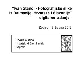 Fotografijske slike iz Dalmacije, Hrvatske i Slavonije