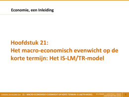 het IS-LM/TR-model - Universitaire Pers Leuven