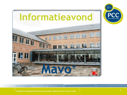 Presentatie vervolgonderwijs 9 oktober 2014