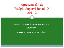 Apresentação Andre Luiz da Silva Araujo