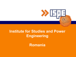 Institute for Studies and Power Engineering Romania