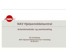 NAV- Hjelpemiddelsentral