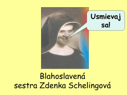 Sestra Zdenka IV.