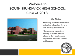 BL. 1 - South Brunswick Public Schools