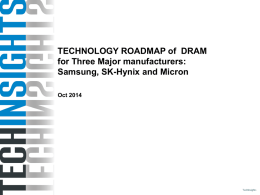 TechInsights-DRAMRoadmap2014