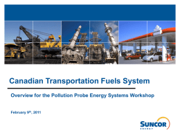Canadian Transportation Fuels System Mike