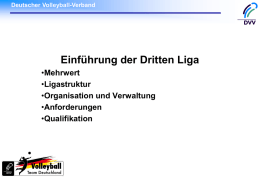 in einer PowerPoint-Präsentation - Bayerischer Volleyball