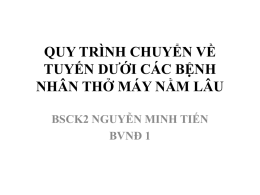 3 Benh nam lau - BS Nguyen Minh Tien