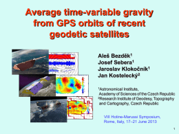 Time-variable gravity from GPS orbits
