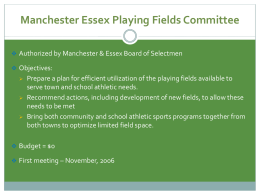 Manchester Essex Playing Fields Committee