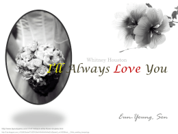 I`ll Always Love You