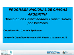2| Programa Nacional de Chagas Argentina.