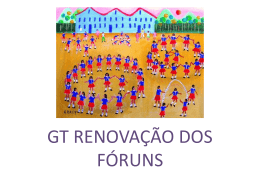 GT Renovaçao - Agenda 21 Comperj