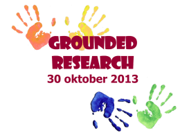 GROUNDED RESEACH