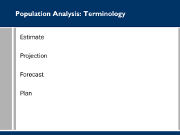 PowerPoint Slides (population projection)