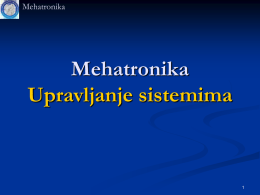 03_Mehatronika_Upravljanje sistemima