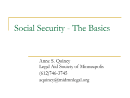 Disability Determinations for Social Security, SSI and MA