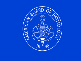 MOC - American Board of Pathology