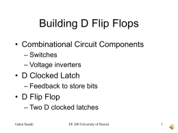 Building D Flip Flops - University of Hawaii