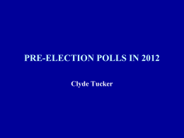 Looking at Presidential Polling After the Election