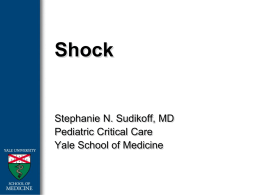Shock - Yale medStation