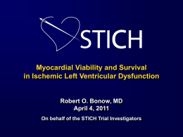 STICH Revascularization Hypothesis