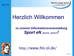 Sport - Sek2 Forum der HLS
