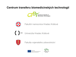 CTBT CZ Formát souboru - ppt - Fakultní nemocnice Hradec Králové