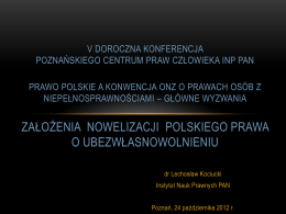 pełnomocnictwo opiekuńcze - Poznańskie Centrum Praw Człowieka