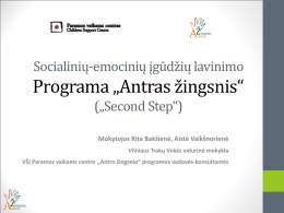 Programa „Antras žingsnis“