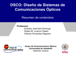 Presentacion_70.DSCO - Universidad de Valladolid