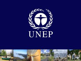 UNEP energy activities in the region
