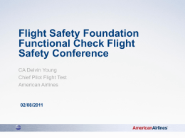 State of the Airline - Flight Safety Foundation