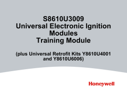 S8610UUniversalElectronicIgnitionTrainingModule