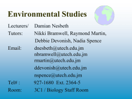 Environmental Studies - rdmartin