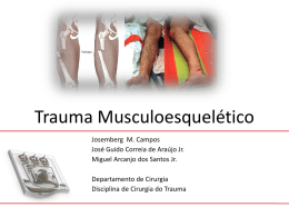 ATLS TRAUMATISMO TORÁCICO - Disciplina de Cirurgia do Trauma