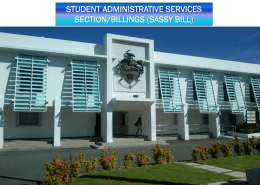 Student Administration System (SAS)