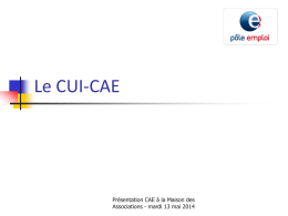 Le CUI-CAE - La maison des associations