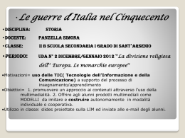 FRANCIA , SPAGNA e le GUERRE d`ITALIA