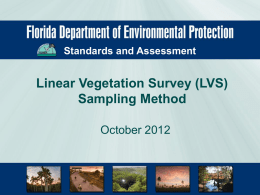 LVS Training Presentation - Florida Department of Environmental