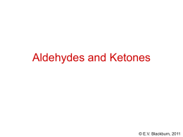 Aldéhydes et Cétones