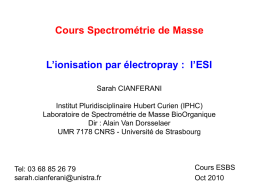 ions multichargés - ESBS - Université de Strasbourg