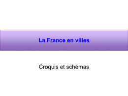 France en villes (croquis et schémas)