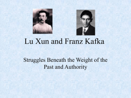 Lu Xun and Franz Kafka