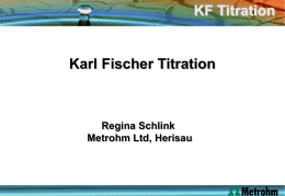 KF Titration