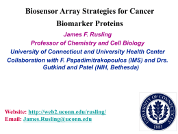 Arrays for cancer biomaker protein detection